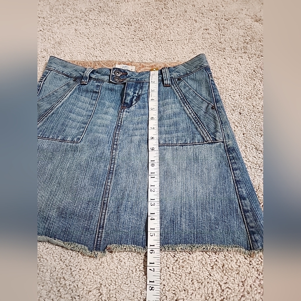 So Wear It Declare It 2000s Denim Skirt Sz 7 - Picture 3 of 7